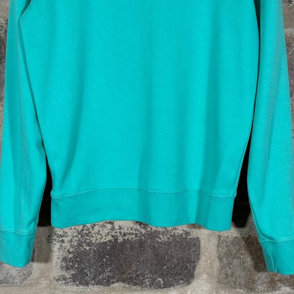 Vineyard Vines 1/4 Zip Top Teal Blue Pull Over Preppy Woman's XS Coastal Casual - Picture 7 of 12